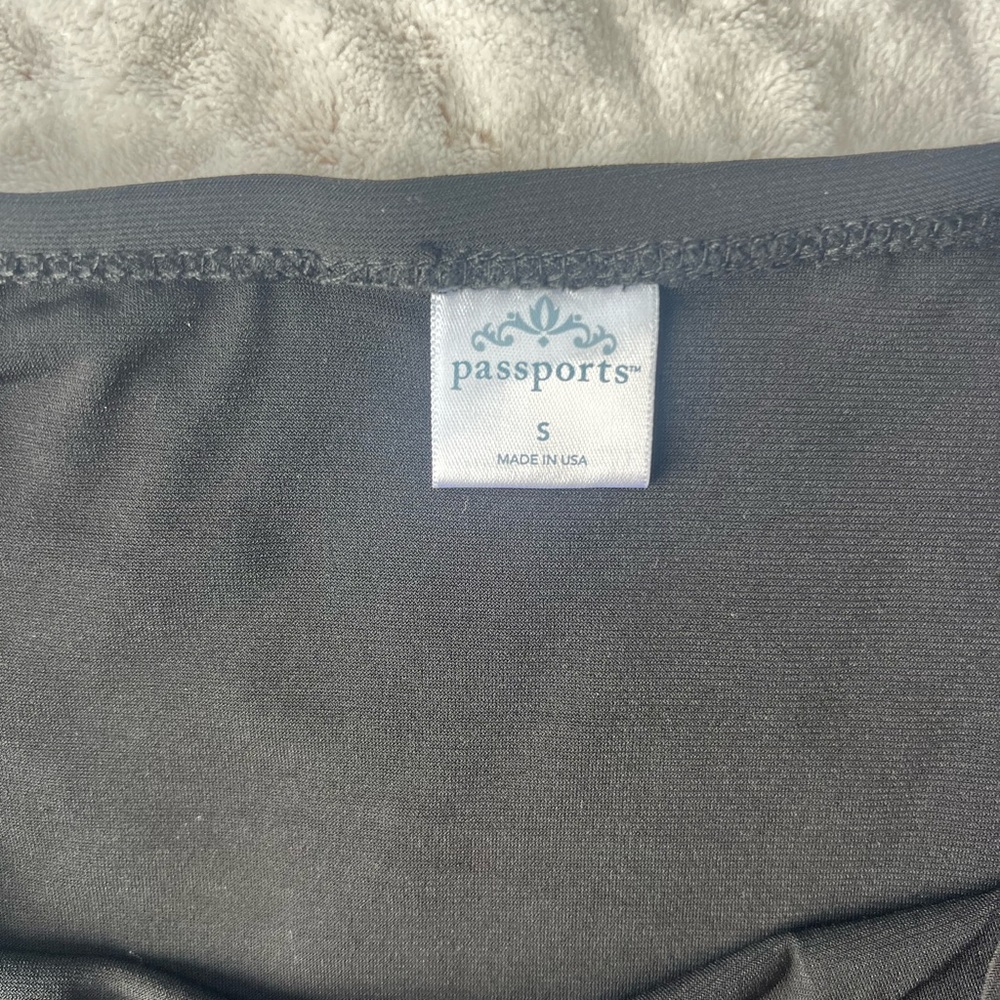 NWT Women’s Passport Casual Black Flowy Skirt | Size S - Picture 5 of 10